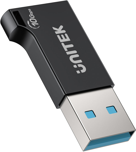 Adapter Unitek USB-A - USB-C 10Gbps Black (A1049ABK01) - obraz 5