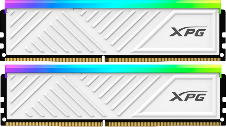 Pamięć RAM ADATA DDR4-3600 65536MB PC4-28800 (Kit of 2x32768) XPG Spectrix D35G RGB White (AX4U360032G18I-DTWHD35G) - obraz 1