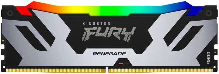 Pamięć RAM Kingston Fury DDR5-6400 65536MB PC5-51200 (Kit of 2x32768) Renegade RGB Black (KF564C32RSAK2-64) - obraz 2