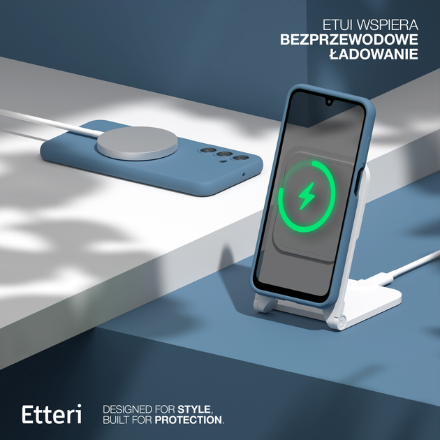 Etui plecki Etteri Silicone Case do Samsung Galaxy A15 4G / A15 5G Dark blue (GSM183462) - obraz 5