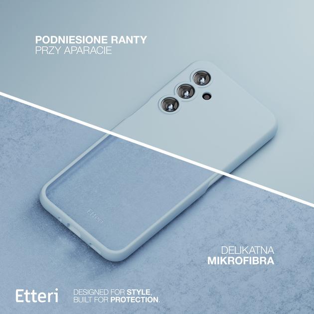 Панель Etteri Silicone Case do Samsung Galaxy A15 4G / A15 5G Light blue (GSM183514) - зображення 5
