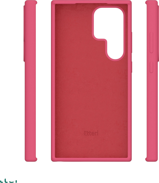 Etui plecki Etteri Silicone Case do Samsung Galaxy A15 4G / A15 5G Raspberry (GSM183566) - obraz 2