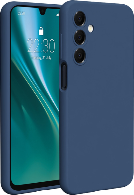 Панель Etteri Silicone Case do Samsung Galaxy A16 4G / A16 5G Dark blue (GSM190266) - зображення 1