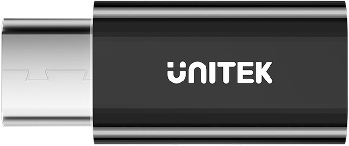 Adapter Unitek USB-C -Micro USB Black (A1050ABK03) - obraz 4