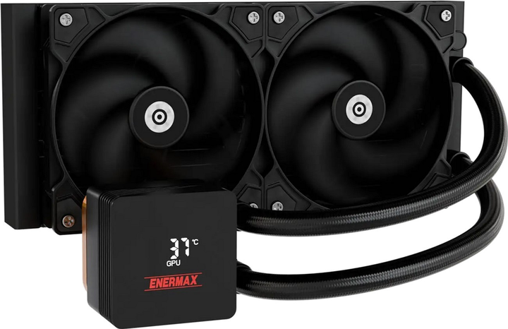 System chłodzenia wodą Enermax Liqmax IV 240 Digital Display (ELC-LMIV240-SF) - obraz 1