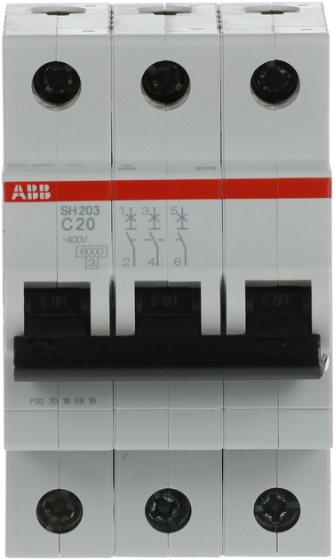 Wyłącznik automatyczny ABB SH203-C20 (2CDS213001R0204) - obraz 1