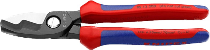 Nożyce do kabli Knipex z podwójnym ostrzem (95 12 200) - obraz 1