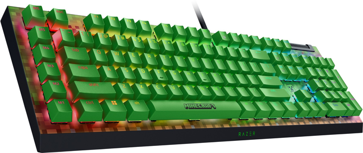 Клавіатура дротова Razer BlackWidow V4 X Green Switch USB Minecraft Edition (RZ03-04704100-R3M1) - зображення 5