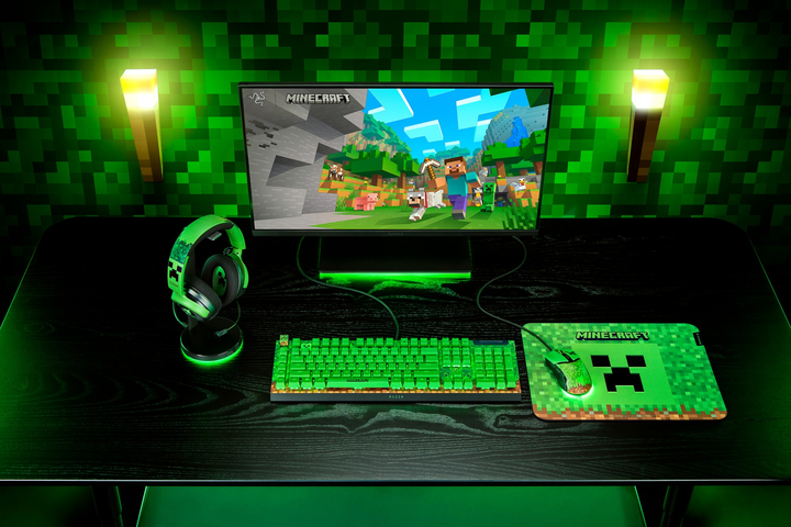 Клавіатура дротова Razer BlackWidow V4 X Green Switch USB Minecraft Edition (RZ03-04704100-R3M1) - зображення 6