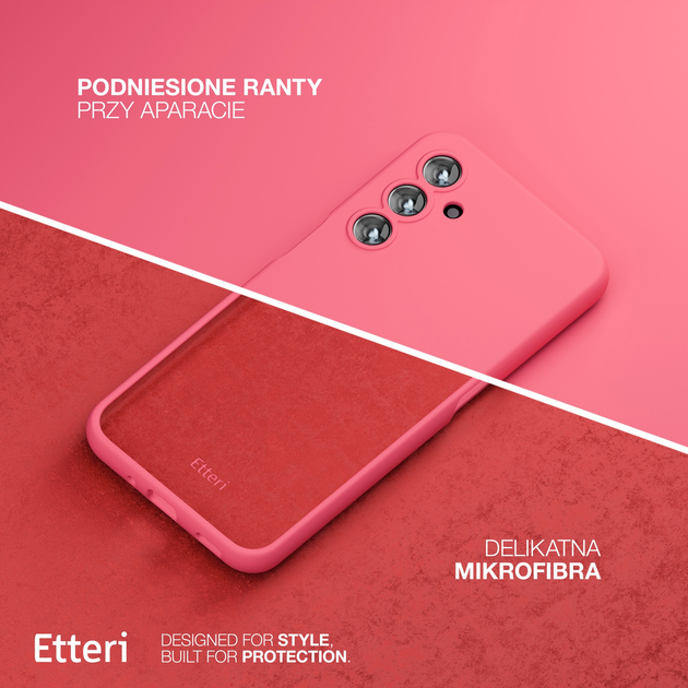 Панель Etteri Silicone Case do Samsung Galaxy A36 5G Raspberry (GSM190295) - зображення 5