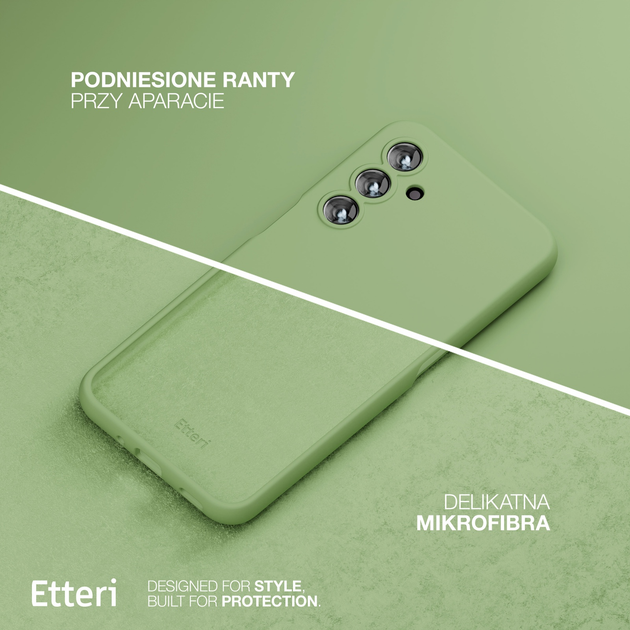 Панель Etteri Silicone Case do Samsung Galaxy A55 5G Light green (GSM183483) - зображення 4