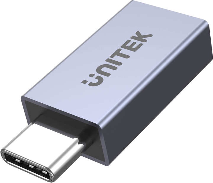 Adapter Unitek USB4 Male to Female Space Grey (A1038GY01) - obraz 1