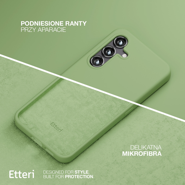 Панель Etteri Silicone Case do Samsung Galaxy S23 Light green (GSM183480) - зображення 4