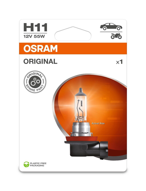 Автомобільна лампа галогенова OSRAM (64211-1BL) - зображення 2