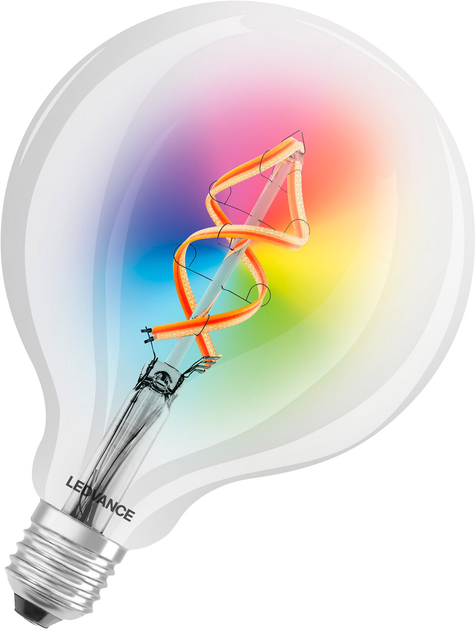 Lampa LED LEDVANCE SMART+ Wi-Fi Filament Globe RGBW 4.5W E27 Dim (4058075609938) - obraz 4