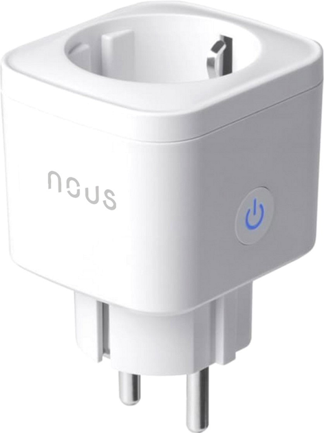 Inteligentne gniazdko Nous Wi-Fi A7 Smart Plug 16A White (NOUS-A7) - obraz 1
