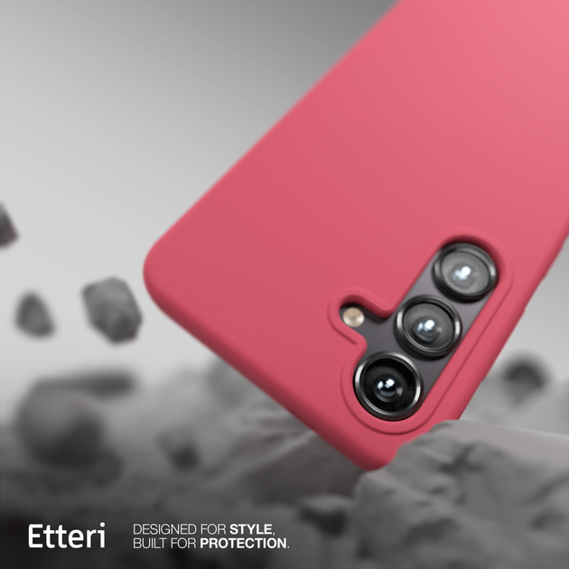 Etui plecki Etteri Silicone Case do Samsung Galaxy S24 Plus Raspberry (GSM183553) - obraz 5