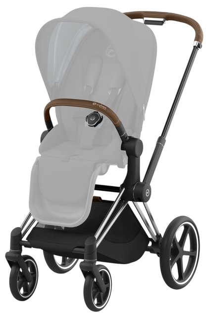 Шасі для дитячого візка Cybex Priam + прогулянкове сидіння Chrome Brown (4063846134571) - зображення 2