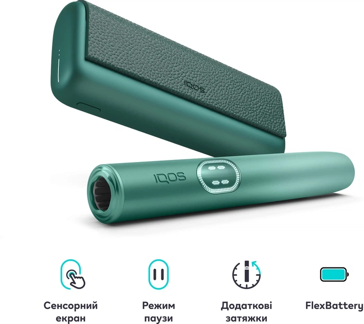 Система нагрівання тютюну IQOS ILUMA i PRIME Зелений