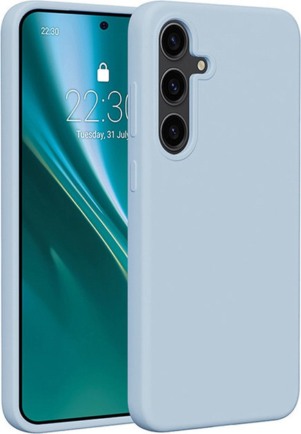 Панель Etteri Silicone Case do Samsung Galaxy S25 Plus Light blue (GSM190285) - зображення 1