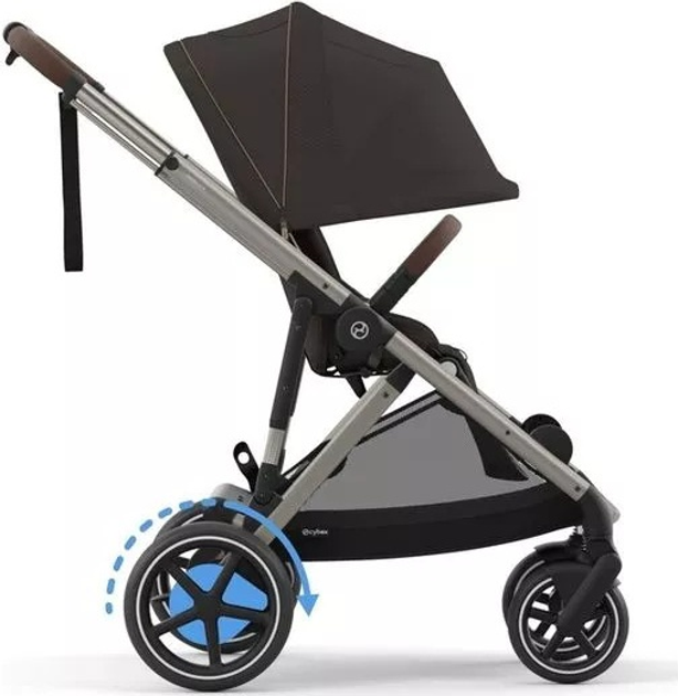 Wózek spacerowy elektryczny Cybex eGazelle S Chocolate Brown 525000175 (4063846511648) - obraz 2