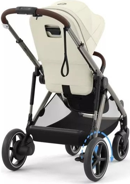 Wózek spacerowy elektryczny Cybex eGazelle S Seashell Beige 524000541 (4063846465989) - obraz 4