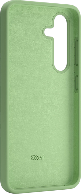 Etui plecki Etteri Silicone Case do Samsung Galaxy S25 Plus Light green (GSM190278) - obraz 2