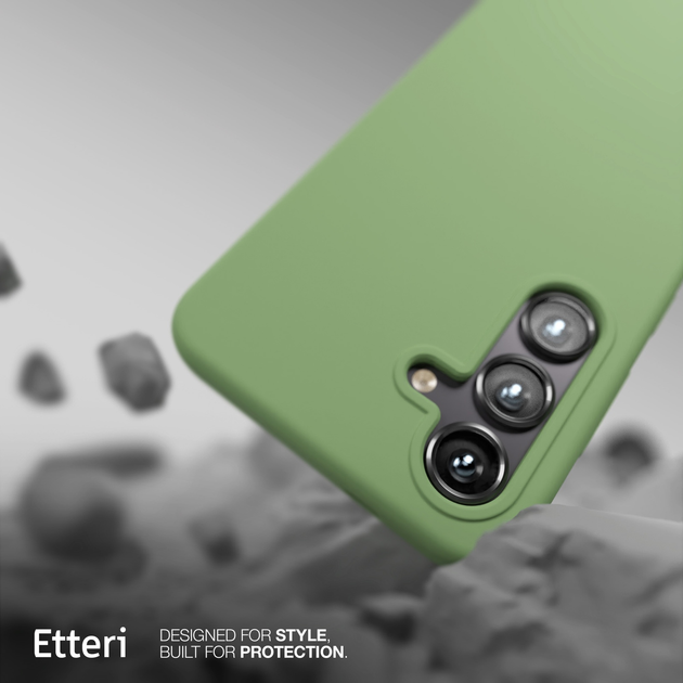 Etui plecki Etteri Silicone Case do Samsung Galaxy S25 Plus Light green (GSM190278) - obraz 6