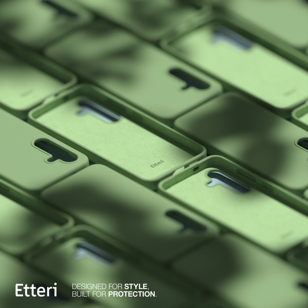 Панель Etteri Silicone Case do Samsung Galaxy S25 Ultra Light green (GSM190265) - зображення 8