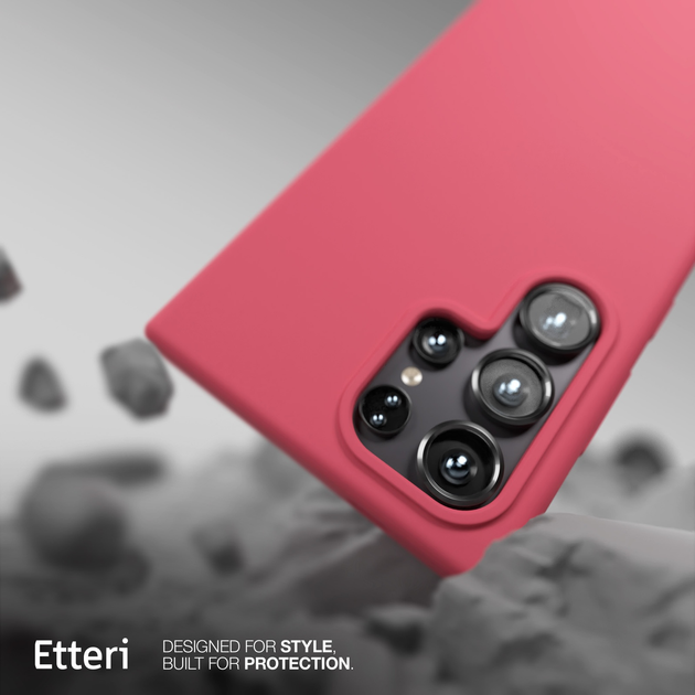 Etui plecki Etteri Silicone Case do Samsung Galaxy S25 Ultra Raspberry (5906961949875) - obraz 5