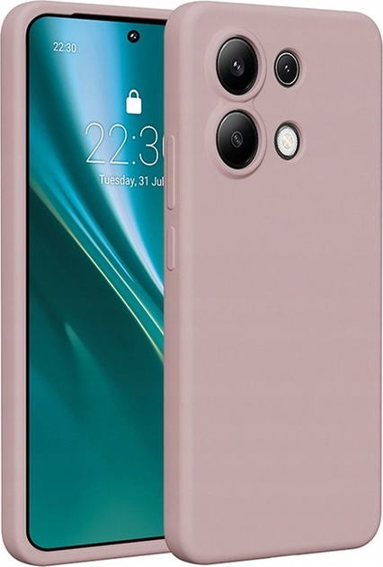 Etui plecki Etteri Silicone Case do Xiaomi Redmi Note 13 4G Light pink (GSM183525) - obraz 1