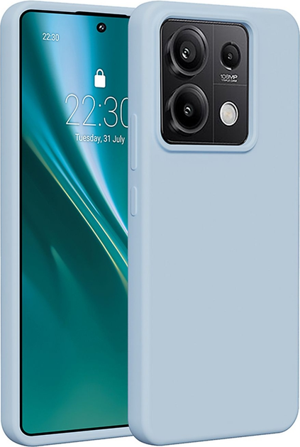 Панель Etteri Silicone Case do Xiaomi Redmi Note 13 Pro 5G Light blue (GSM183497) - зображення 1