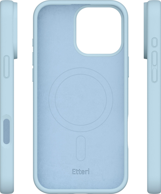 Панель Etteri Silicone Mag do Apple iPhone 12 / 12 Pro 6.1 Light blue (GSM185979) - зображення 4