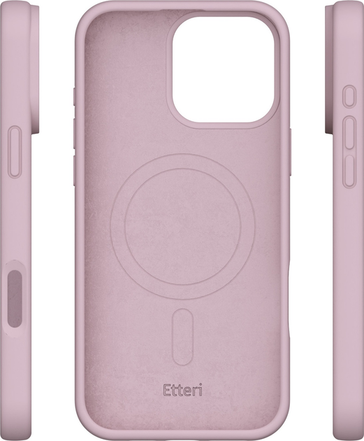 Панель Etteri Silicone Mag do Apple iPhone 12 / 12 Pro 6.1 Light pink (GSM185988) - зображення 4