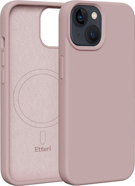 Панель Etteri Silicone Mag do Apple iPhone 13 6.1 Light pink (GSM185989) - зображення 1