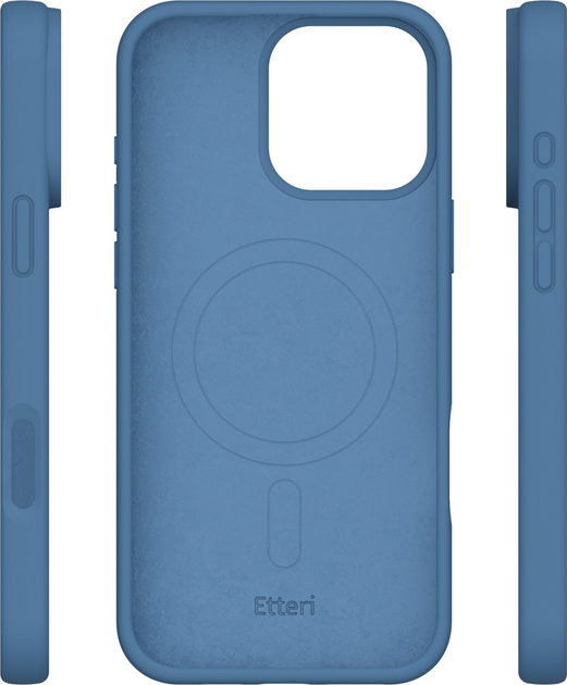Панель Etteri Silicone Mag do Apple iPhone 14 6.1 Dark blue (GSM185962) - зображення 4