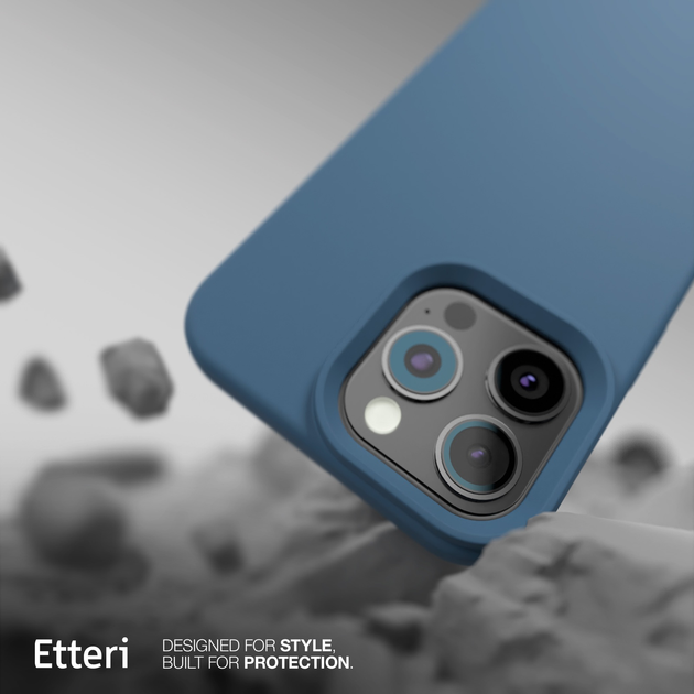 Панель Etteri Silicone Mag do Apple iPhone 15 6.1 Dark blue (GSM185963) - зображення 8