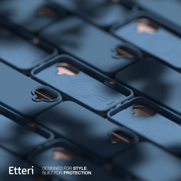 Etui plecki Etteri Silicone Mag do Apple iPhone 16 Plus 6.7 Dark blue (GSM185968) - obraz 8