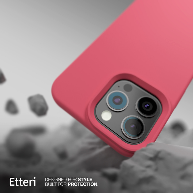 Etui plecki Etteri Silicone Mag do Apple iPhone 16 Pro Max 6.9 Raspberry (GSM186007) - obraz 8