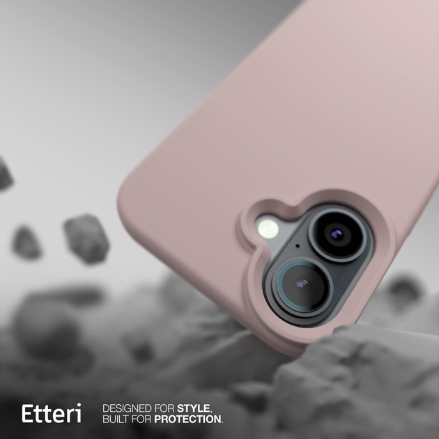 Панель Etteri Silicone Mag do Apple iPhone 16e Light pink (GSM192081) - зображення 8