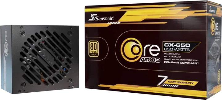 Блок питания Seasonic Core GX ATX 3.1 650W (GX-650-ATX3) – фото