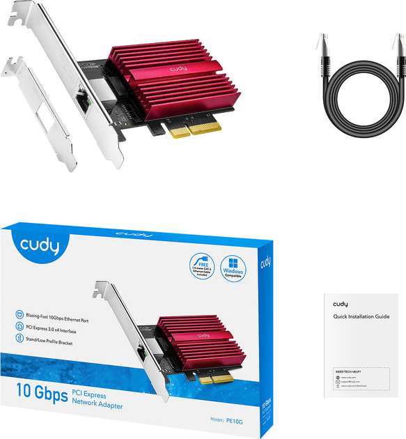 Мережева плата Cudy PE10G (6971690790523) - зображення 3