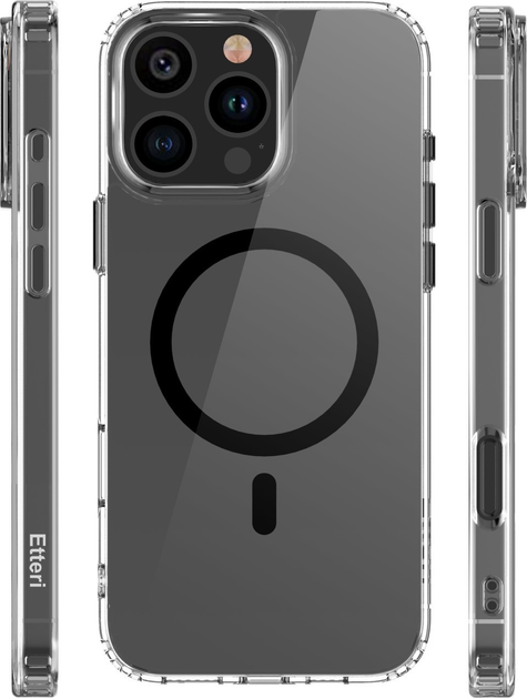 Панель Etteri Color Mag do Apple iPhone 16 Pro Max 6.9 Black (GSM190917) - зображення 4