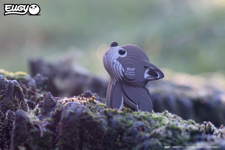 Model 3D do składania Eugy Zoo Wilk (9421035150385) - obraz 5