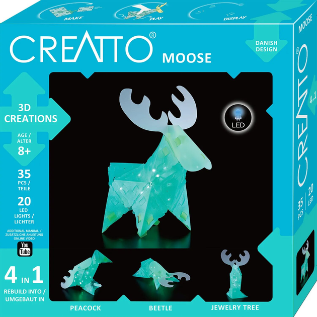 Zestaw kreatywny - puzzle Kosmos Creatto Łoś (R3478) (5700002003478) - obraz 1