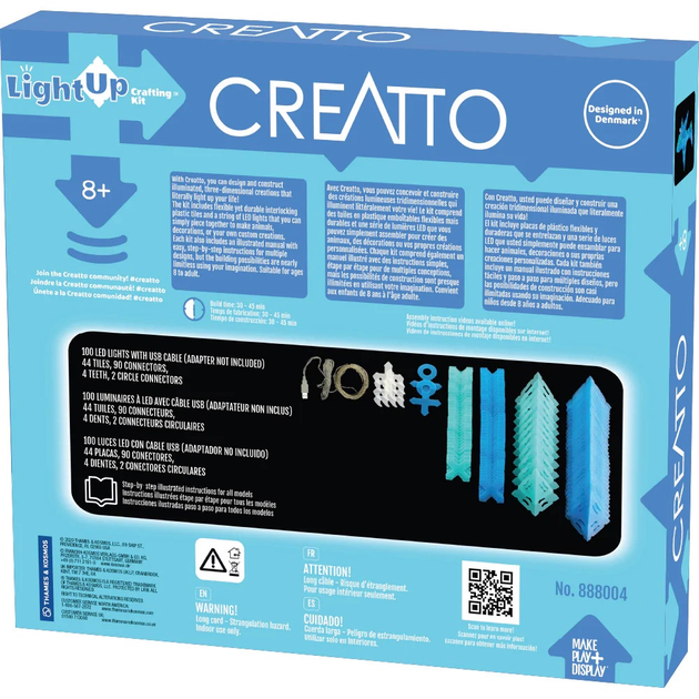Zestaw kreatywny - puzzle Kosmos Creatto Rekin (R3522) (5700002003522) - obraz 4