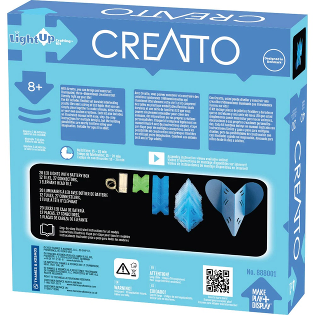 Zestaw kreatywny - puzzle Kosmos Creatto Elephant (R3461) (5700002003461) - obraz 5