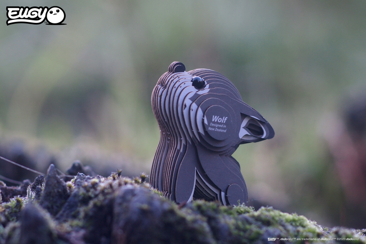 Model 3D do składania Eugy Zoo Wilk (9421035150385) - obraz 8