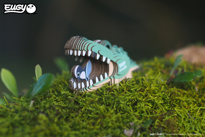 Model 3D do składania Eugy Zoo Krokodyl (9421035150279) - obraz 7