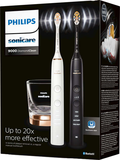 Zestaw elektrycznych szczoteczek do zębów PHILIPS Sonicare HX9914/69 Diamond Clean 9000 (8720689029056) - obraz 2
